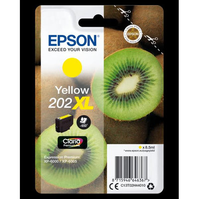 EPSON CART INK GIALLO 202XL KIWI CONF SINGOLA AD ALTA CAPACITA [C13T02H44010]