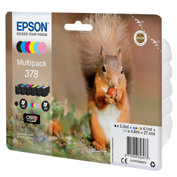T37884010 MULTIPACK 6 COL.378 HD [C13T37884010]