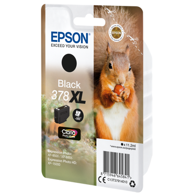 EPSON CART INK INK NERO SCOIATTOLO 378XL [C13T37914010]