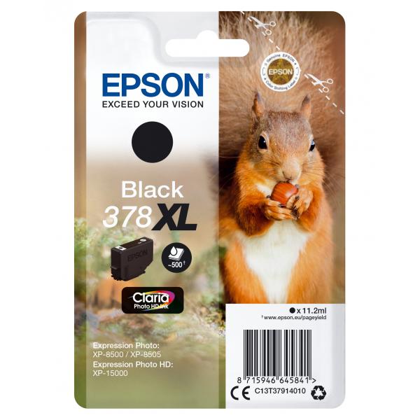 EPSON CART INK INK NERO SCOIATTOLO 378XL [C13T37914010]