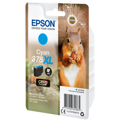 EPSON CART INK CIANO SCOIATTOLO 378XL [C13T37924010]
