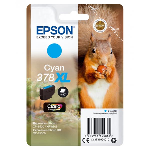 EPSON CART INK CIANO SCOIATTOLO 378XL [C13T37924010]