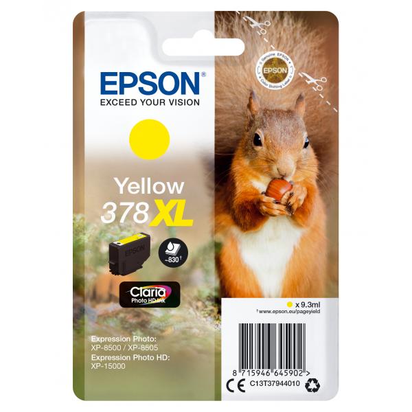 EPSON CART INK GIALLO SCOIATTOLO 378XL [C13T37944010]