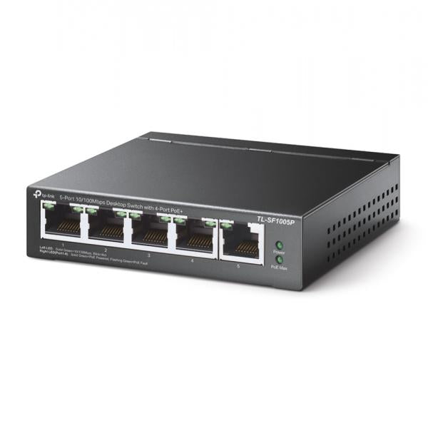 SWITCH 5 10/100 4POE 58W [TL-SF1005P]
