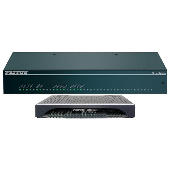 Patton SN4151/4BIS4JS8VHP/EUI, SmartNode SN4151 VoIP Gateway, 4 BRI, 4FXS, 8 VoIP Calls (max. 8), 4 SIP Sessions (max. 256), Optional SIP-TLS, SRTP, High Precision Clock, 1x Gig Eth [SN4151/4BIS4JS8VHP/EUI]