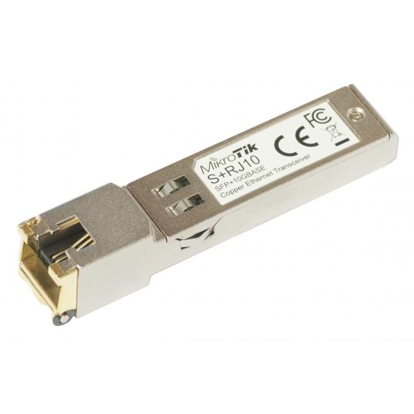 MikroTik, S+RJ10 RJ45 SFP+ 10/100/1000M/2.5G/5G/10G copper module [S+RJ10]