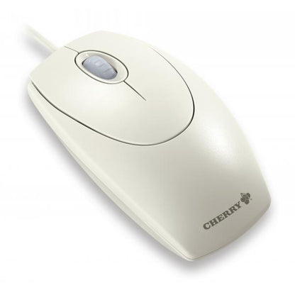 Cherry WHEELMOUSE OPTICAL - Mouse - Corded - Light Gray [M-5400]