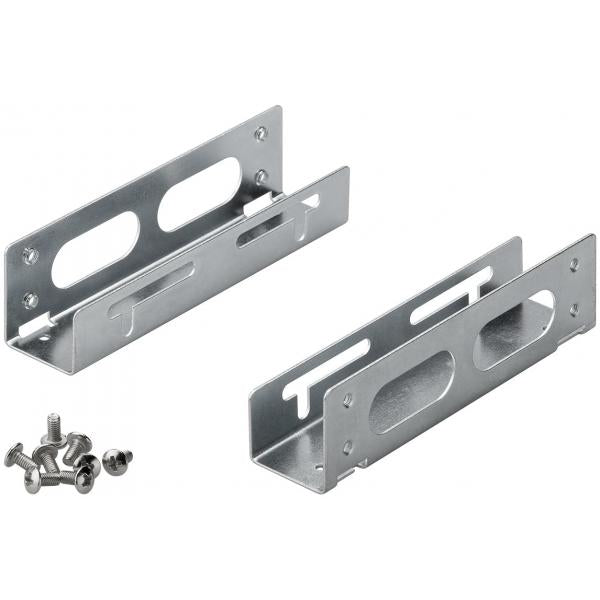 LINK COPPIA FRAME UNIVERSALE IN METALLO CON VITI HD 3,5 PER MONTAGGIO SU ALLOGGIAMENTI 5.25 [LP240]