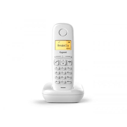 Gigaset A 170 WHITE - Telefono DECT con base analogica [S30852-H2802-K102]