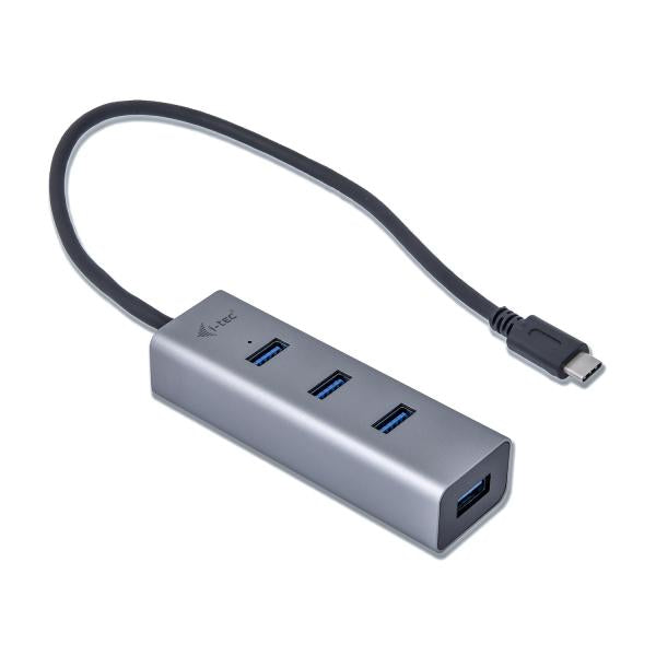 I-TEC USB-C METAL HUB 4 PORT [C31HUBMETAL403]
