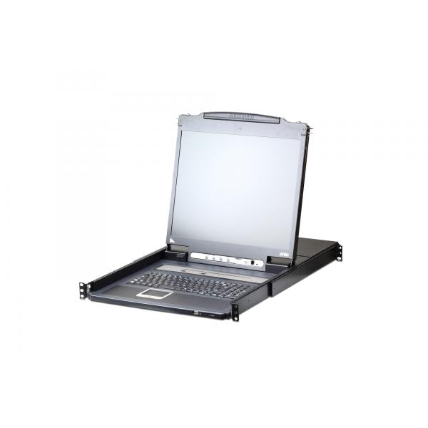 Aten 8-Port 17" LCD KVM Over IP Switch (USB - PS/2 VGA) TASTIERA ITALIANA [CL5708IM-ATA-ITG]