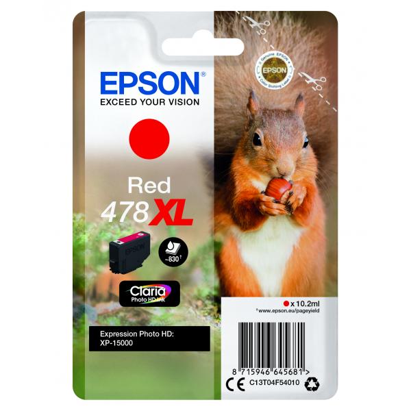 T04F54010 INK 478XL ROSSO [C13T04F54010]