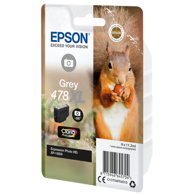 EPSON CART INK GRIGIO PHOTO HD 478XL SCOIATTO [C13T04F64010]