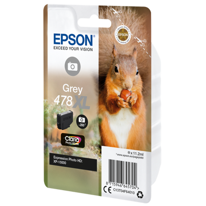 EPSON CART INK GRIGIO PHOTO HD 478XL SCOIATTO [C13T04F64010]