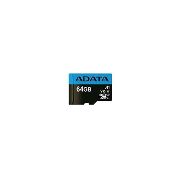 ADATA 64GB, microSDHC, Class 10 UHS-I Classe 10 [AUSDX64GUICL10A1-RA1]