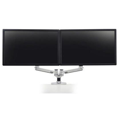 Ergotron LX Dual Side-by-Side Arm 27Inch Silver [45-245-026]