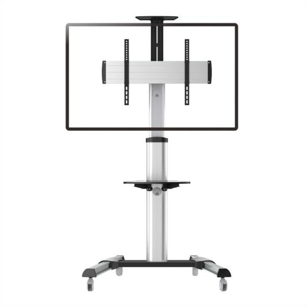 ROLINE CARRELLO TV ,PIVOT FUNCTION, 50 KG, 177.8CM, GRIGIO [17.03.1260]