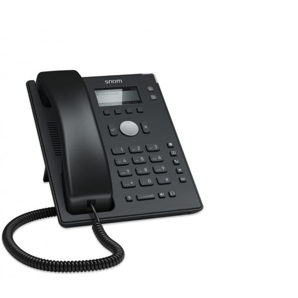 Snom D120 Entry Level IP Phone: 2 SIP accounts, 2 PoE Fast Ethernet ports, 2 line keys (PSU not included) [00004361]