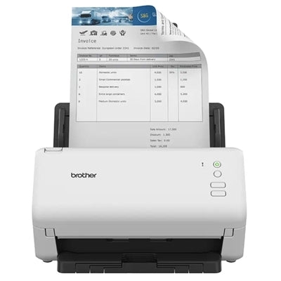 Brother ADS-4100 scanner Scanner ADF 600 x 600 DPI A4 Nero, Bianco [ADS4100RE1]