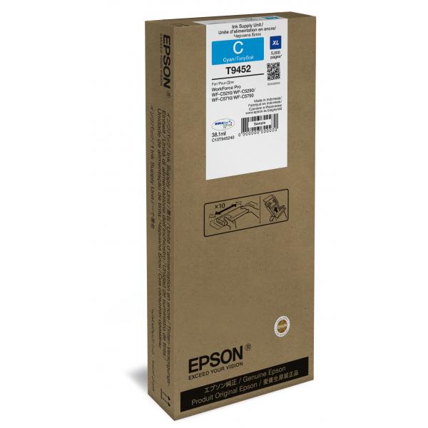 Epson WF-C5xxx Series Ink Cartridge XL cyan 5000s [C13T945240]