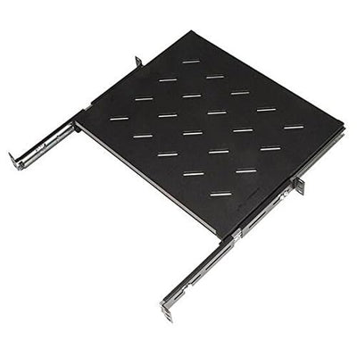 LINK RIPIANO UNIVERSALE PER ARMADIO RACK ESTRAIBILE SU BINARI TELESCOPICI 1 UNITA NERO 350MM [LKRIP350EN]