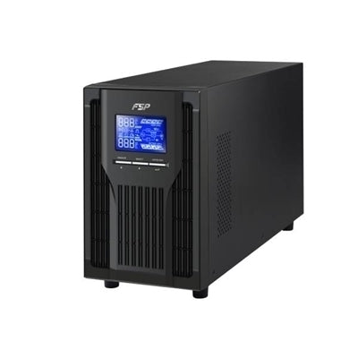 UPS FSP FORTRON CHAMP 2K TOWER 2000VA/1800W ONLINE PURE SINEWAVE LCD CONVERTER/ECO MODE SNMP USB RS-232 4*12V/9AH 4*IEC [PPF16A1905]