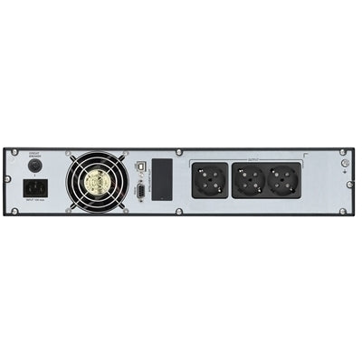 UPS FSP FORTRON CHAMP 1K RACK 1000VA/900W ONLINE PURE SINEWAVE LCD CONVERTER/ECO MODE SNMP USB RS-232 2*12V/9AH 3*SCHUKO [PPF9001401]