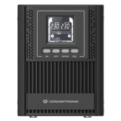 Conceptronic ZEUS52ES1K gruppo di continuità (UPS) Doppia conversione (online) 1 kVA 900 W 3 presa(e) AC [ZEUS52ES1K]