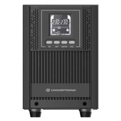 Conceptronic ZEUS52ES2K gruppo di continuità (UPS) Doppia conversione (online) 2 kVA 1800 W 4 presa(e) AC [ZEUS52ES2K]