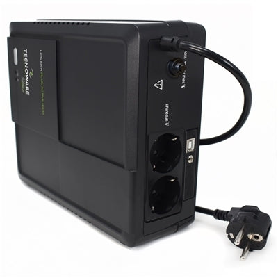 Tecnoware FGCERAPLAT1602SCH gruppo di continuità (UPS) A linea interattiva 1,6 kVA 1120 W 2 presa(e) AC [FGCERAPLAT1602SCH]