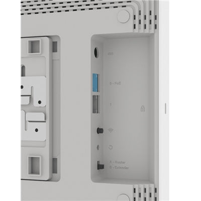 Keenetic Orbiter Pro Router/Extender/Access Point Wi-Fi mesh AC1300 con smart switch Gigabit a 2 porte e Power over Ethernet [KN-2810-01EN]