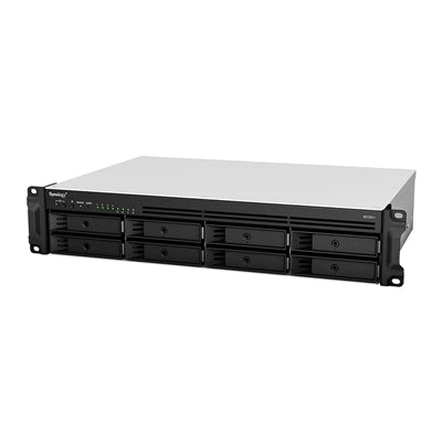 Synology RackStation RS1221+ server NAS e di archiviazione Armadio (2U) Ryzen Embedded V1500B 4 GB DDR4 0 TB DiskStation Manager Nero [RS1221+]