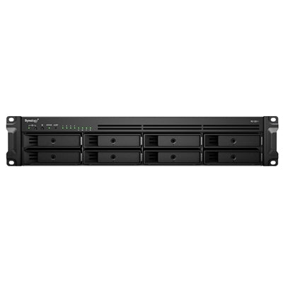 Synology RackStation RS1221+ server NAS e di archiviazione Armadio (2U) Ryzen Embedded V1500B 4 GB DDR4 0 TB DiskStation Manager Nero [RS1221+]