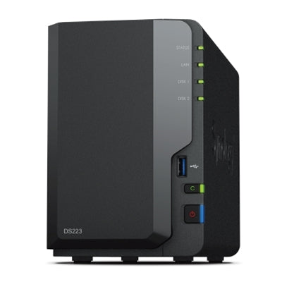 Synology DiskStation DS223 server NAS e di archiviazione Desktop Realtek RTD1619B 2 GB DDR4 [DS223]