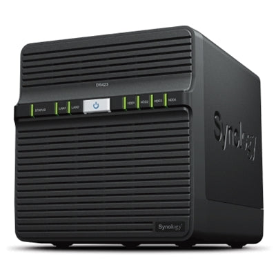 Synology DiskStation DS423 server NAS e di archiviazione Collegamento ethernet LAN Nero RTD1619B [DS423]
