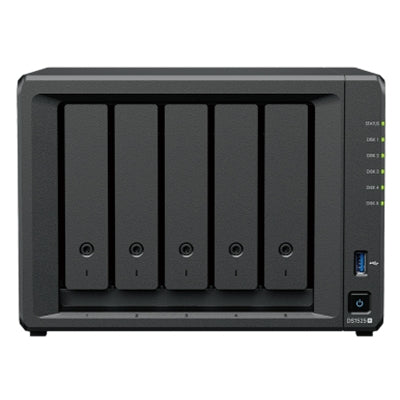 NAS SYNOLOGY DS1525+ X 5HD 3.5"/2.5"SATA/SSD-NO HD-AMD Ryzen V1500B-8Gb DDR4 ECC SODIMM-2P LAN RJ-45 2.5GbE 2P USB3.2 Gen [DS1525+]
