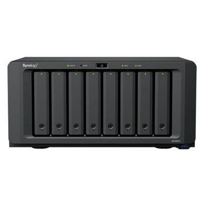 NAS SYNOLOGY DS1825+ X 8HD 3.5"/2.5" SATA/SSD/M.2 -NO HD-AMD Ryzen V1500B-2P 2.5GbE RJ45-3P USB3.2 - DDR4 8G-supp. 40 Fino:12/12 [DS1825+]