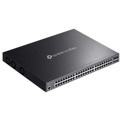 TP-Link Omada SG3452XMPP switch di rete Gestito L2+ Gigabit Ethernet (10/100/1000) Supporto Power over Ethernet (PoE) 1U Nero [SG3452XMPP]