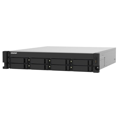 QNAP TS-832PXU-RP NAS Armadio (2U) Collegamento ethernet LAN Nero AL324 [TS-832PXU-RP-4G]