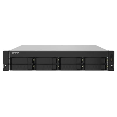 QNAP TS-832PXU-RP NAS Armadio (2U) Collegamento ethernet LAN Nero AL324 [TS-832PXU-RP-4G]