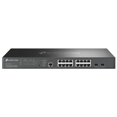 TP-Link Omada SG3218XP-M2 switch di rete Gestito L2+ 2.5G Ethernet (100/1000/2500) Supporto Power over Ethernet (PoE) 1U Nero [SG3218XP-M2]