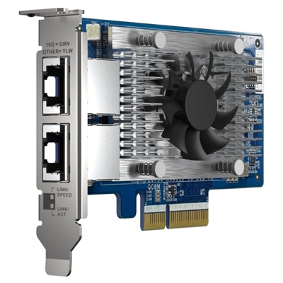QNAP QXG-10G2T-X710 scheda di rete e adattatore Interno Ethernet 1000 Mbit/s [QXG-10G2T-X710]