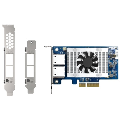 QNAP QXG-10G2T-X710 scheda di rete e adattatore Interno Ethernet 1000 Mbit/s [QXG-10G2T-X710]