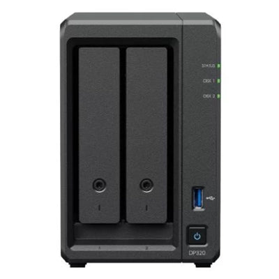 DISPOSITIVO ActiveProtect SYNOLOGY DP320 - 2HD 8Tb 3.5" RAID 1 -AMD Ryzen R1600-8Gb memoria-2P 1GbE RJ-45 [DP320]