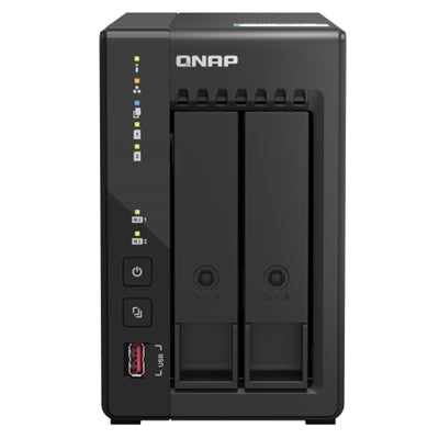 QNAP TS-253E NAS Tower Collegamento ethernet LAN Nero J6412 [TS-253E-8G]