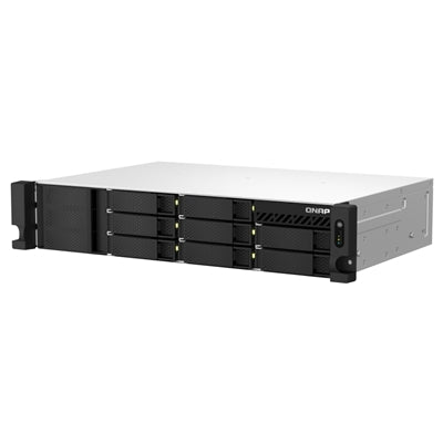 QNAP TS-873AEU-4G server NAS e di archiviazione Armadio (2U) Ryzen Embedded V1500B 4 GB DDR4 QuTS hero Nero [TS-873AeU-4G]