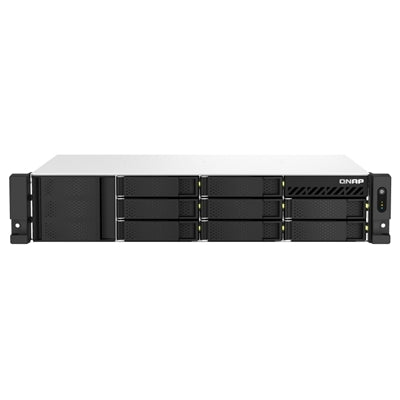 QNAP TS-873AEU-4G server NAS e di archiviazione Armadio (2U) Ryzen Embedded V1500B 4 GB DDR4 QuTS hero Nero [TS-873AeU-4G]