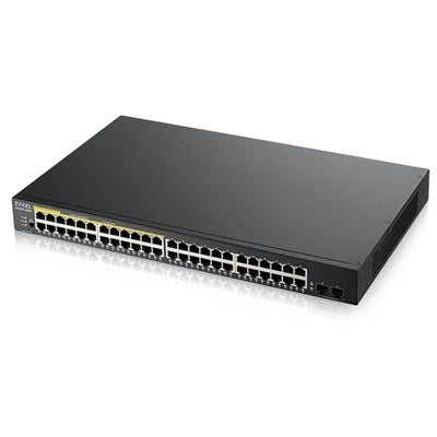 Zyxel GS1900-48HPv2 Gestito L2 Gigabit Ethernet (10/100/1000) Supporto Power over Ethernet (PoE) Nero [GS190048HPV2-EU0101F]
