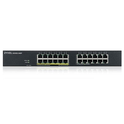 Zyxel GS1915-24EP Gestito L2 Gigabit Ethernet (10/100/1000) Supporto Power over Ethernet (PoE) 1U Nero [GS1915-24EP-EU0101F]