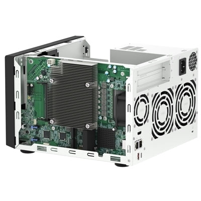 QNAP TVS-H674 NAS Tower Intel Core i5 i5-12400 32 GB DDR4 QuTS hero Nero [TVS-h674-i5-32G]